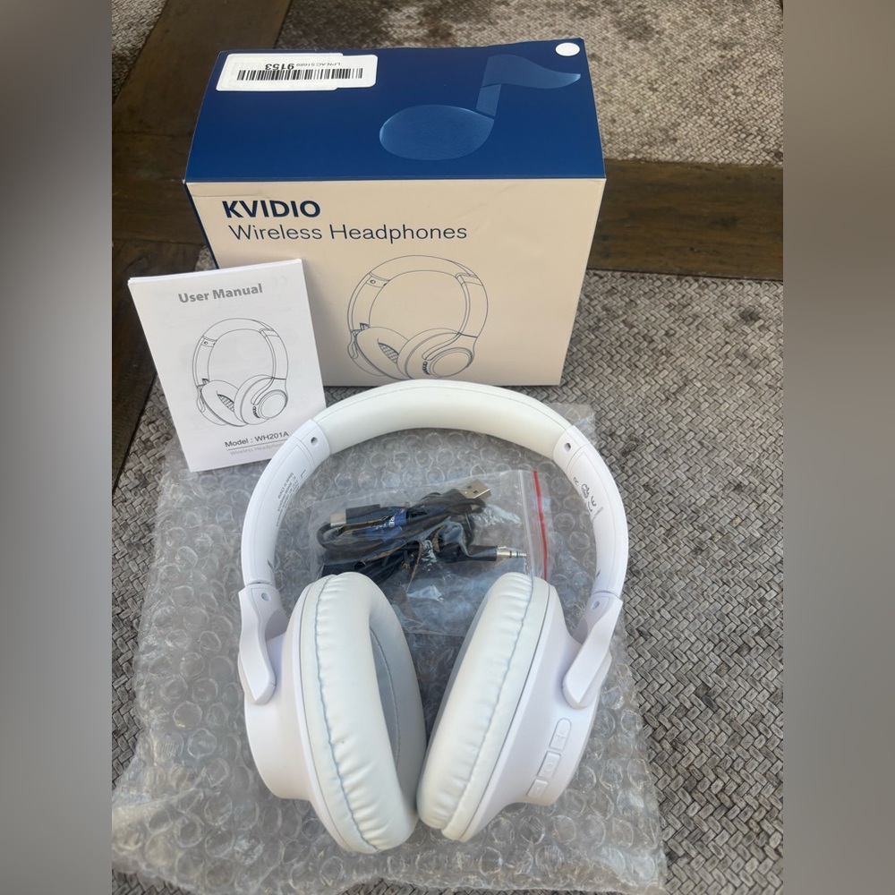 White Wireless Headphones